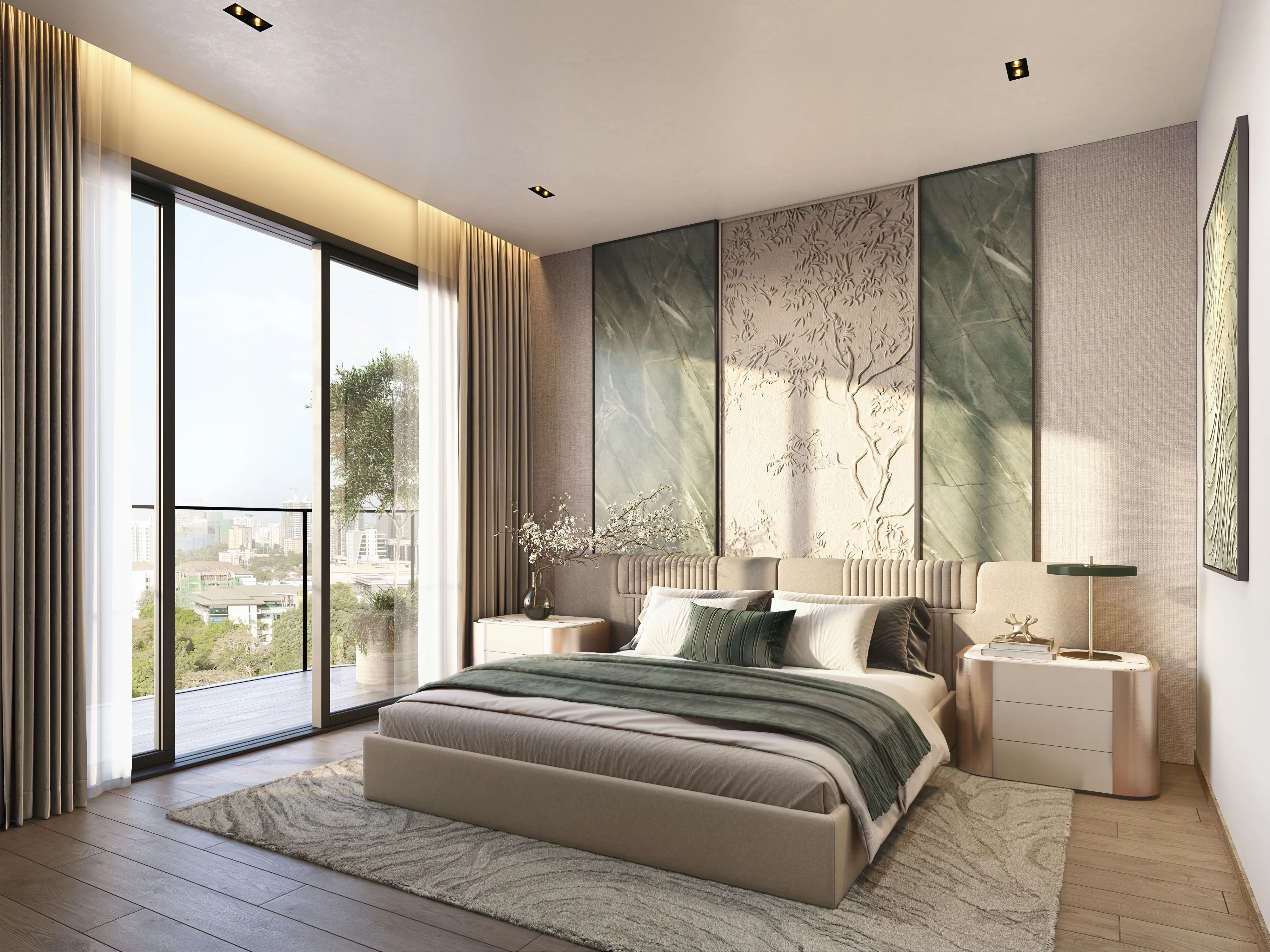 Seasons Riverside four bedroom duplex primary bedroom